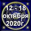 Гороскоп азарта на неделю - с 12 по 18 октября 2020г